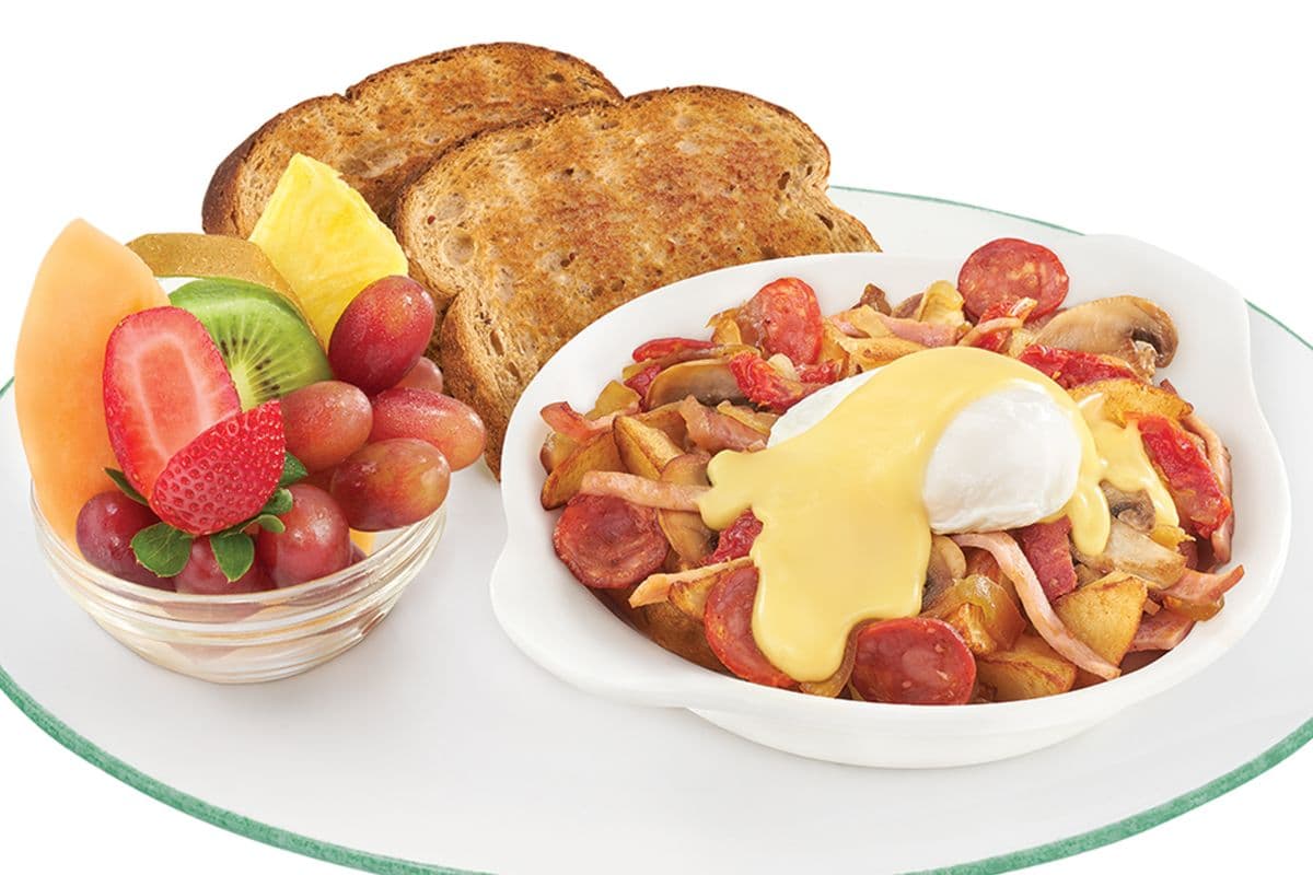 Chorizo-ham skillet