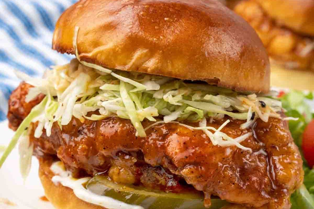 Nashville-Style Chicken Burger