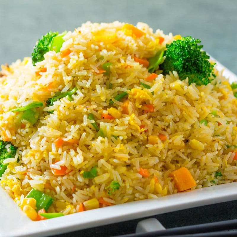 Assorted Vegetable Fried Rice 什菜炒飯