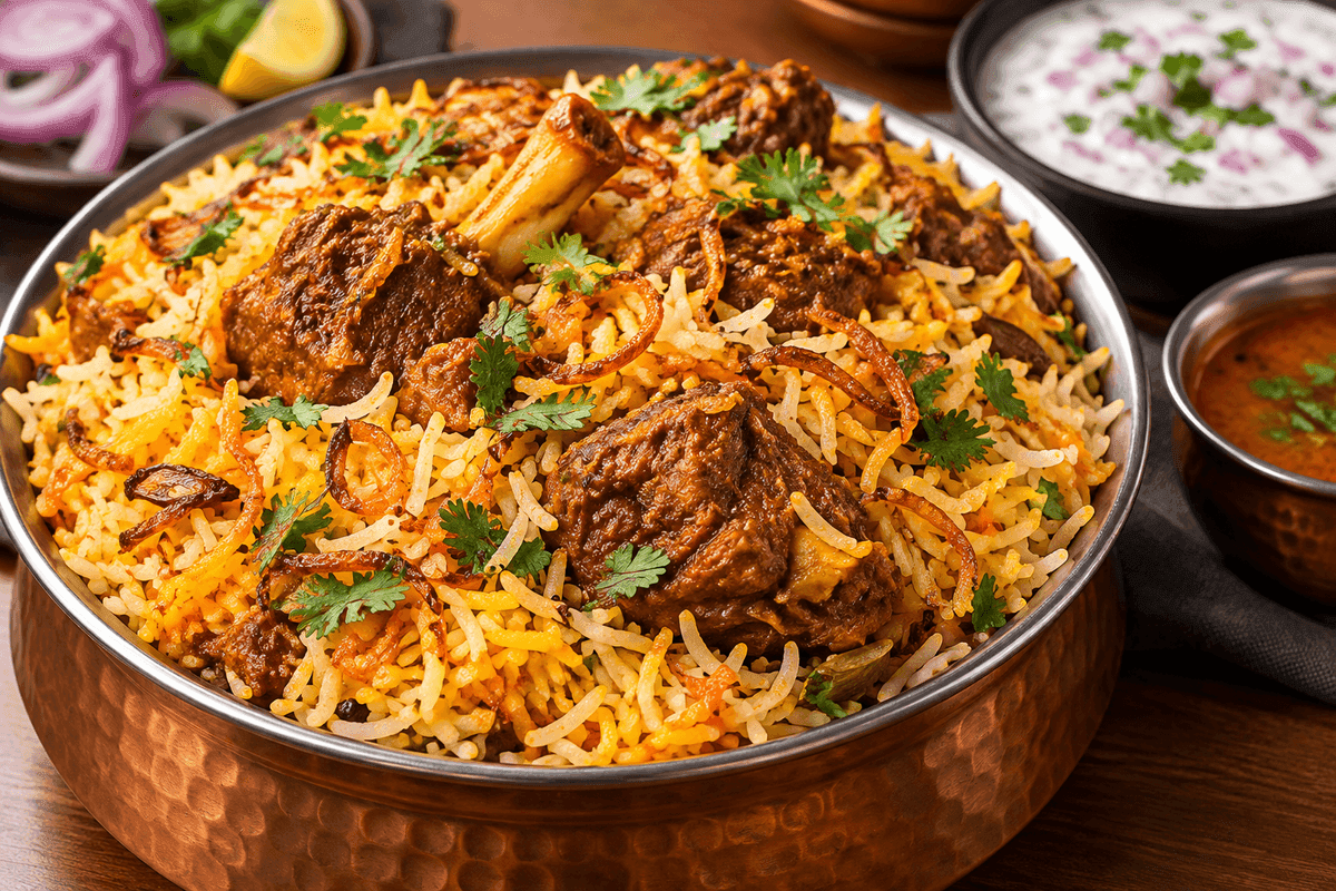 Baby Goat Biryani