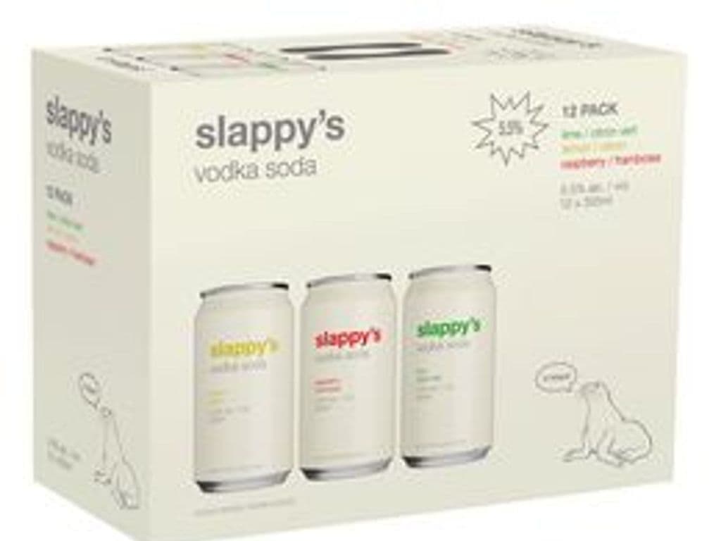 Slappy's Variety Vodka Soda Cans (355 ml x 12 ct)