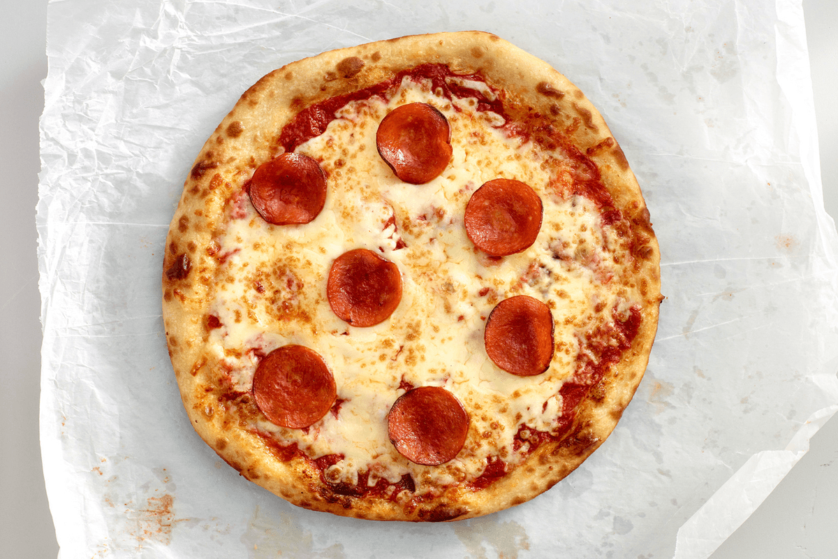 Mozzarella and Pepperoni Pizza