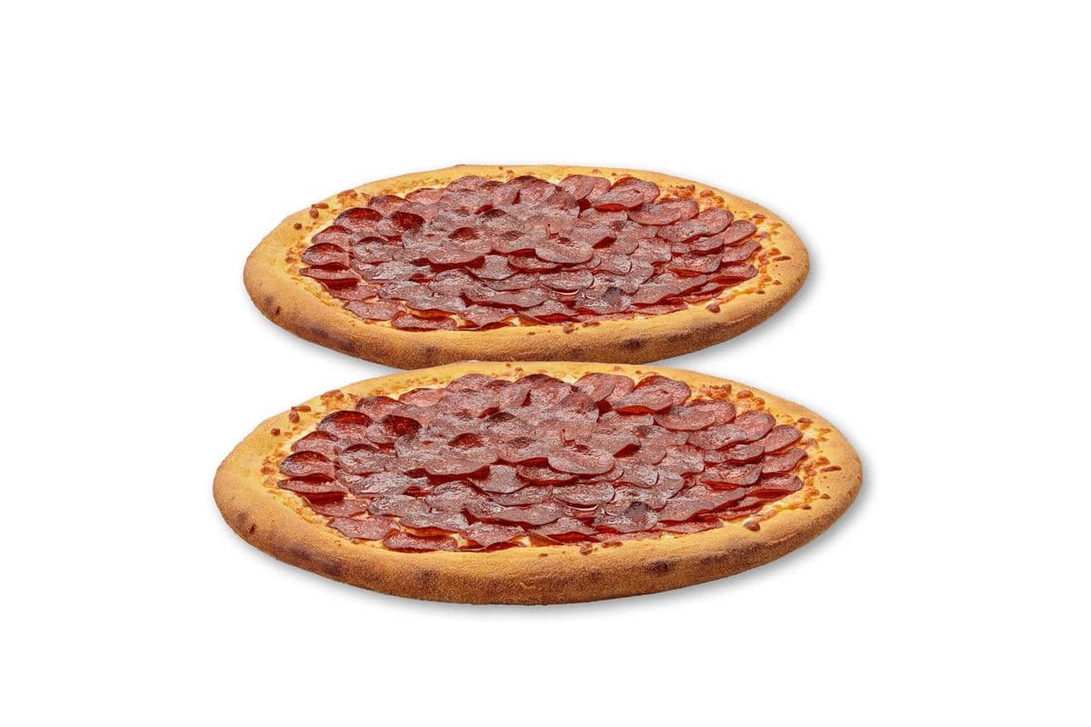 Deux Pizzas Moyennes Festin de Pepperoni / Two Medium Pepperoni Feast Pizzas