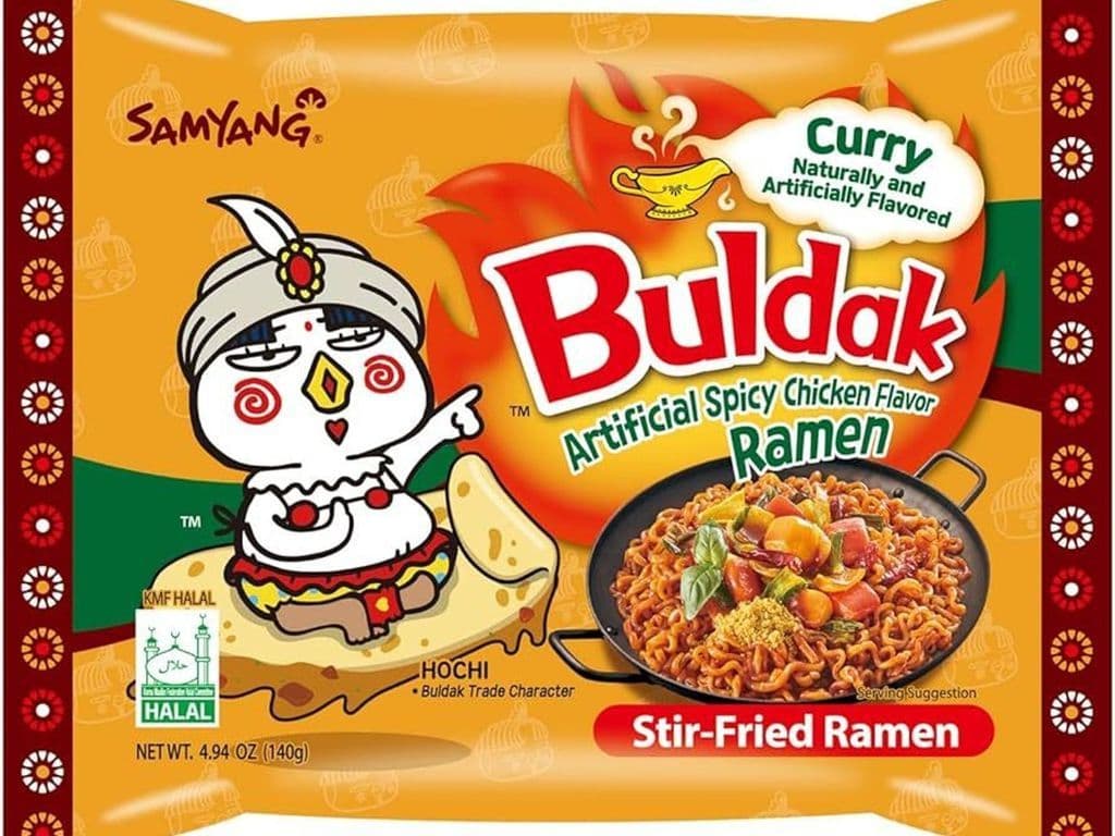 Buldak Noodle (Single) - Spicy Chicken Curry Stir-Fried