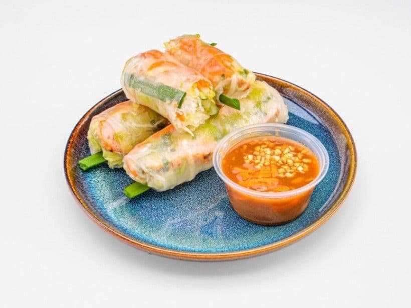 SATAY BITES SALAD ROLLS