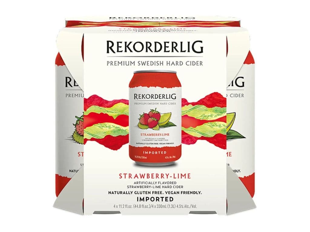 Rekorderlig Strawberry Lime Cider Cans (4 ct)