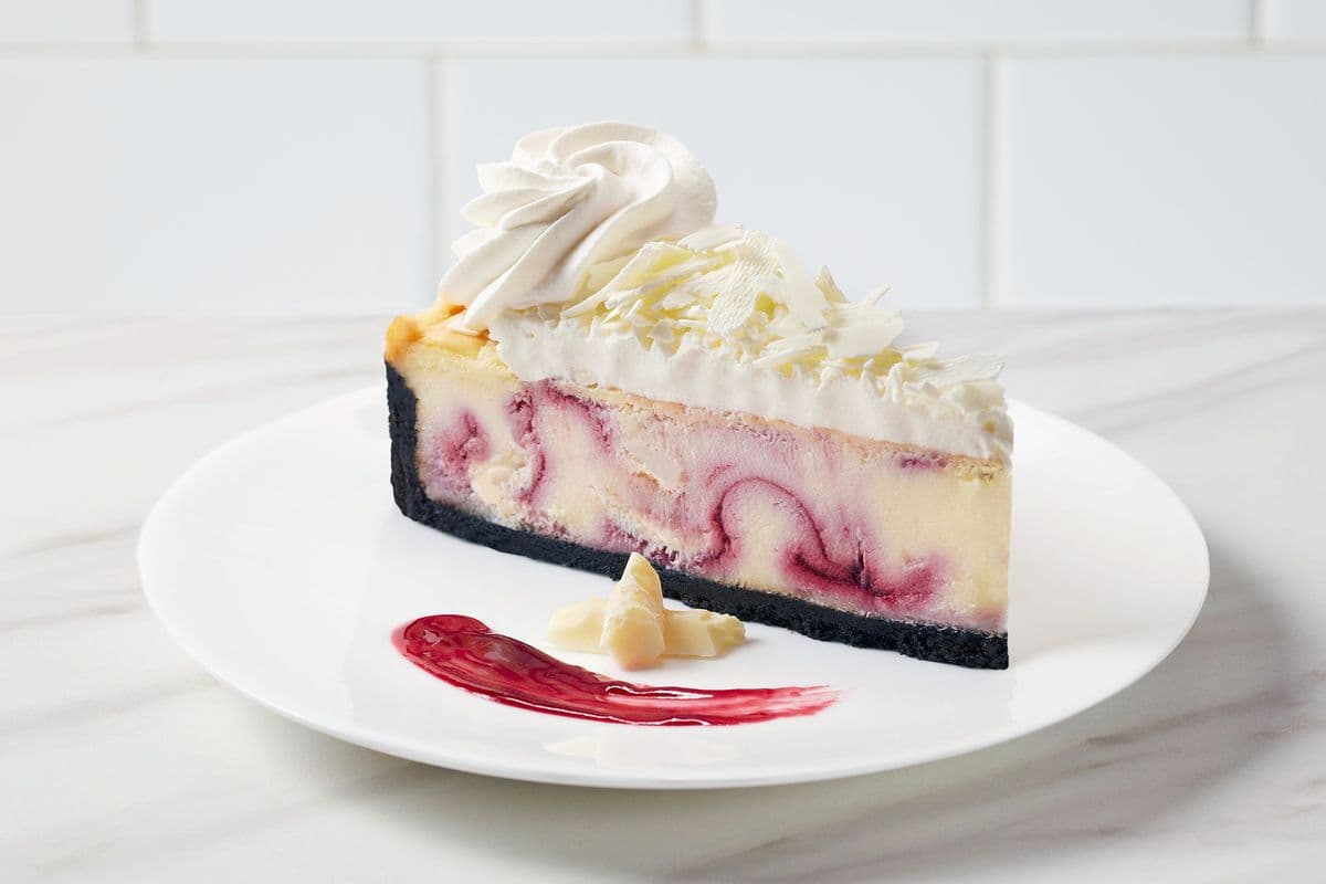 White Chocolate Raspberry Cheesecake
