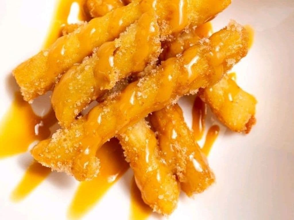 Churros Bites In A Box With Dulce De Leche
