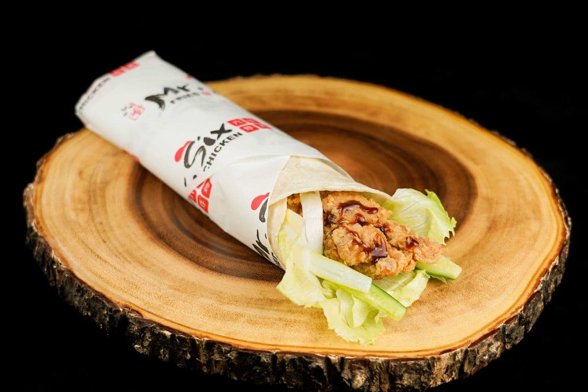 Beijing-Style Chicken Wrap