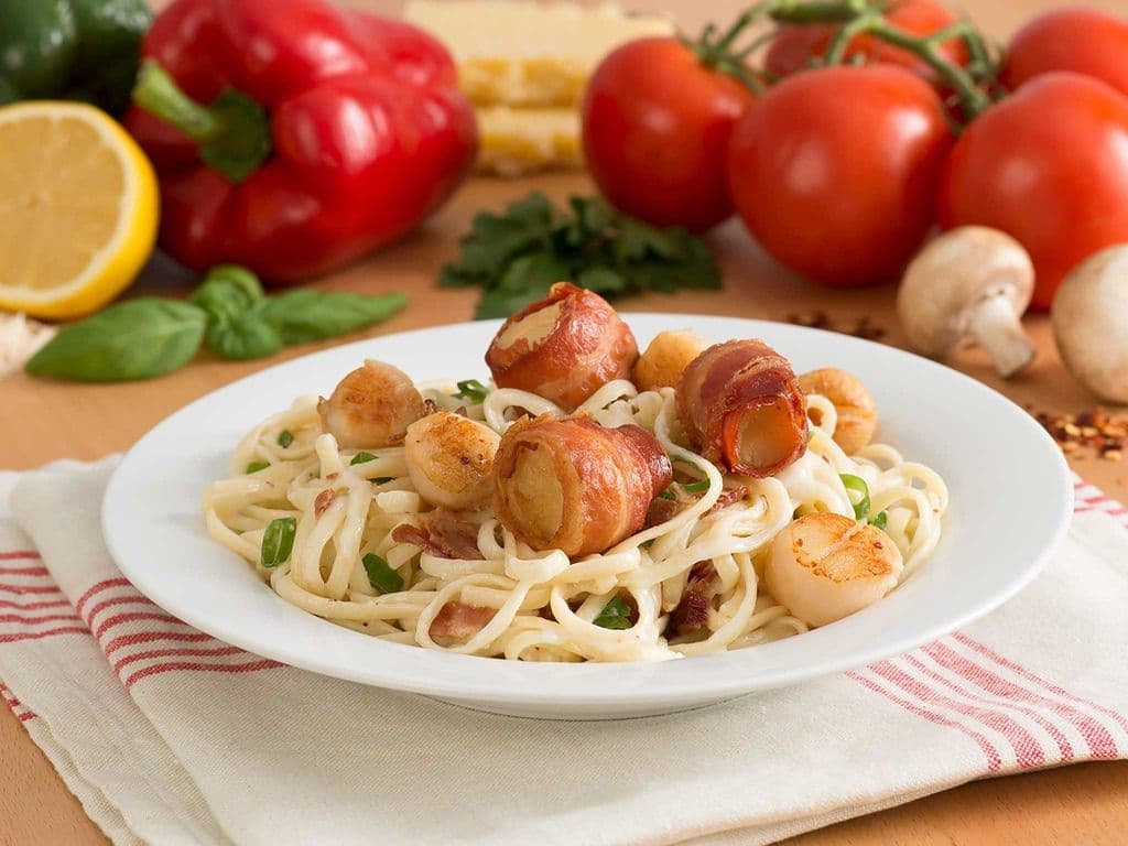 Scallop Carbonara