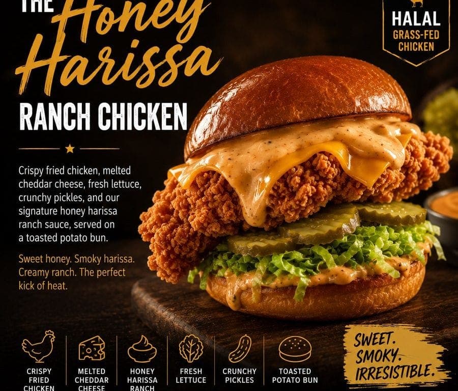 Honey Harissa chicken