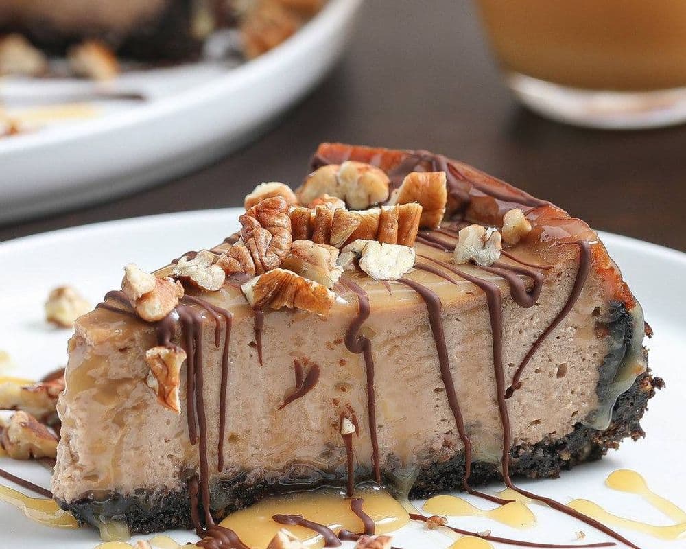 Gluten-Friendly Turtle Cheesecake