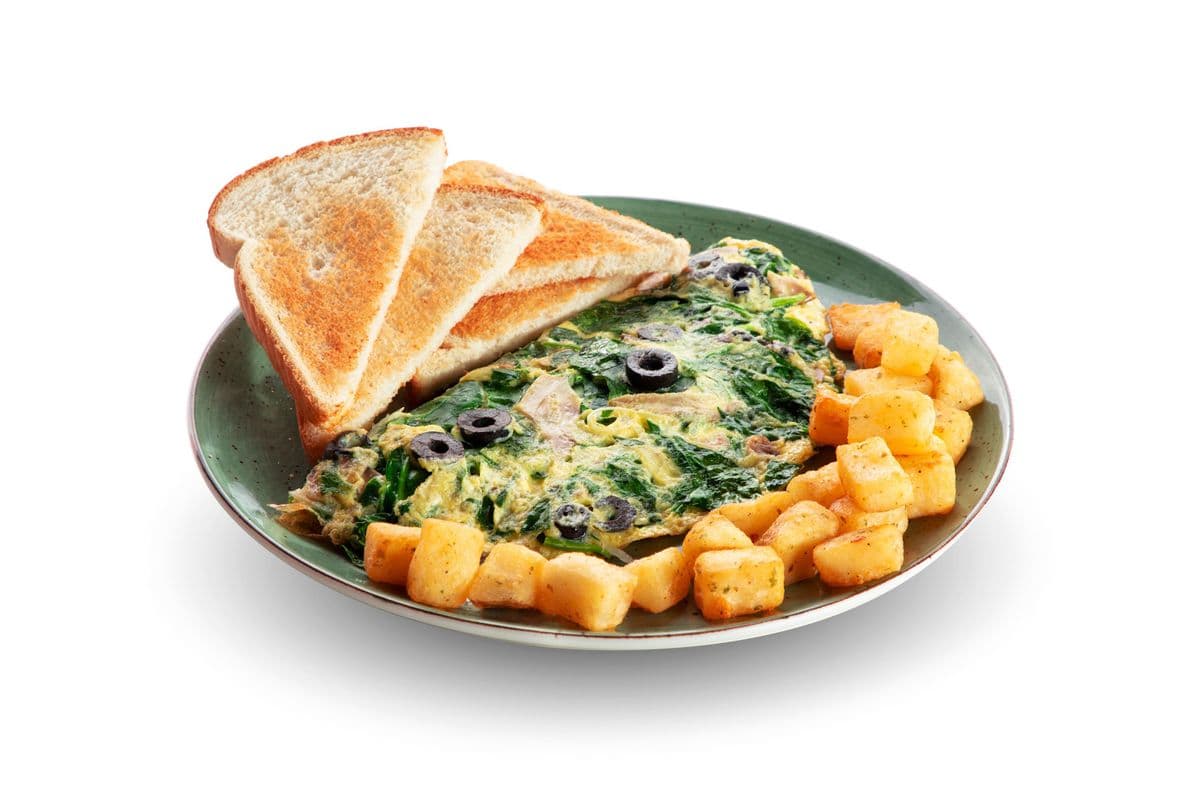 Spinach & olives
