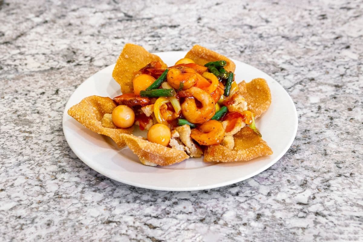 Kamlu Wonton (Sweet and Sour) (Meal)