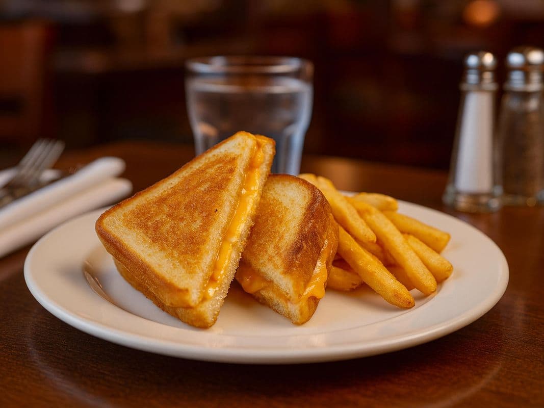 Gooey Grilled Greatness & Fries