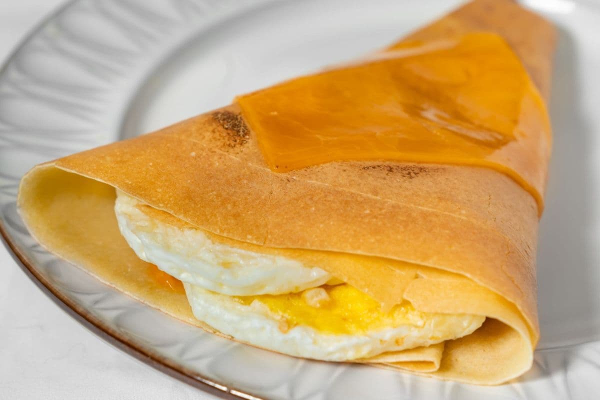 Simple Breakfast Crepe