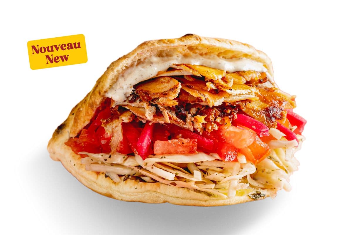 Oven-Baked Chicken Pita
