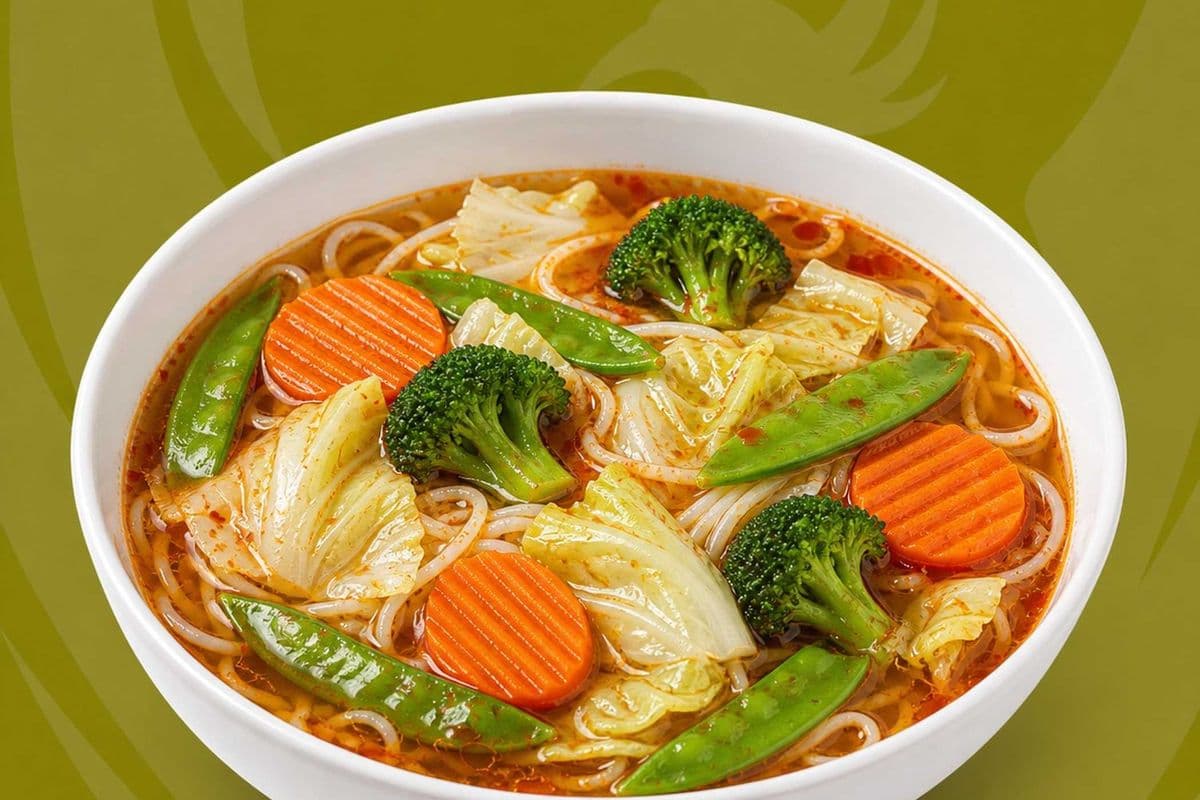 56. Satay Vegetable Noodle Soup - Hu Tieu Sate Cai