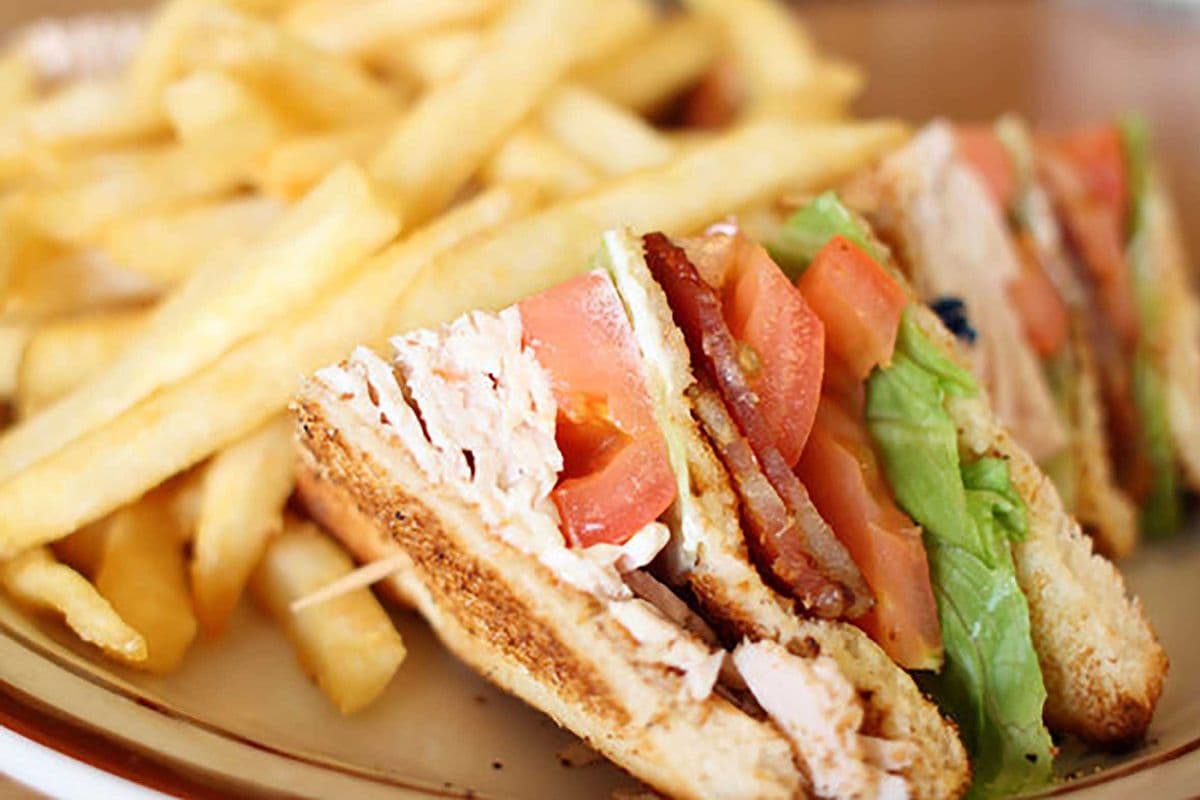 Three Decker Club Deluxe Sandwich