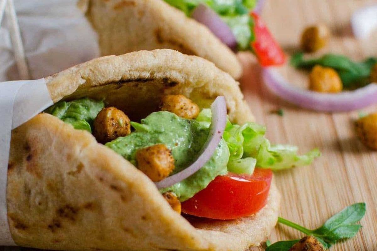 Végétarien Rouleaux Naan / Veg Naan Roll
