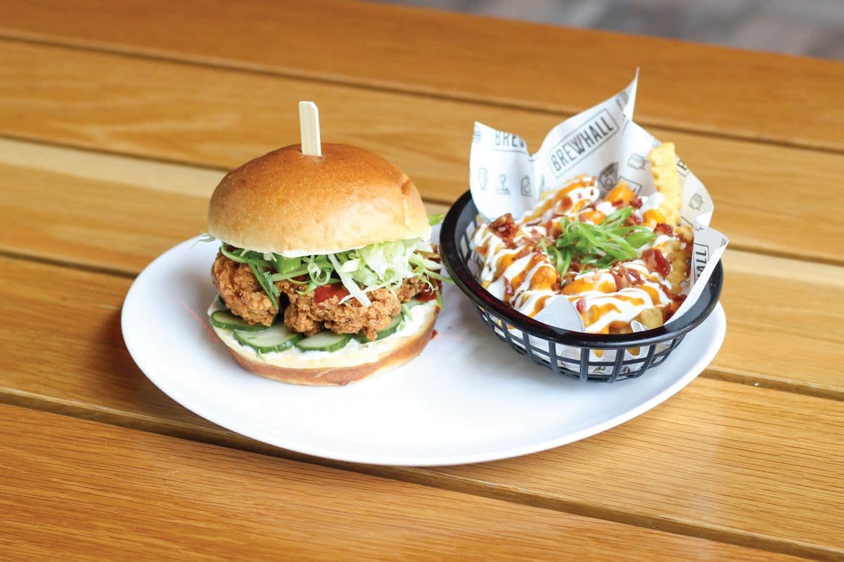 Korean Chicken Burger