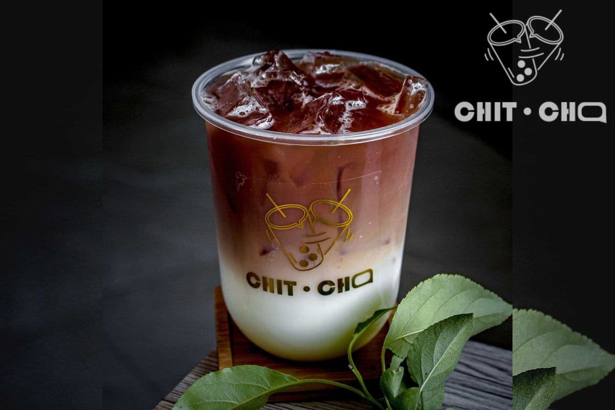 Iced Black Tea Latte