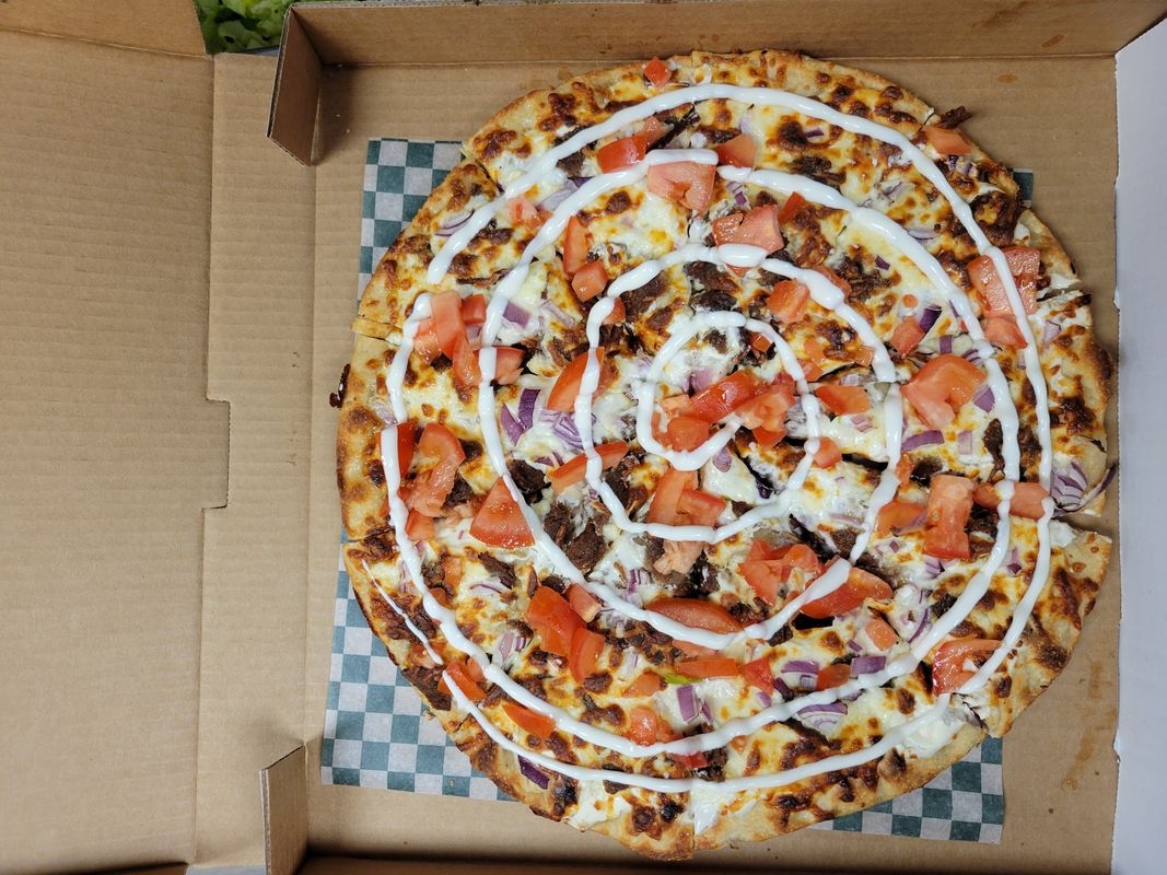 14" Large Donair Pizza