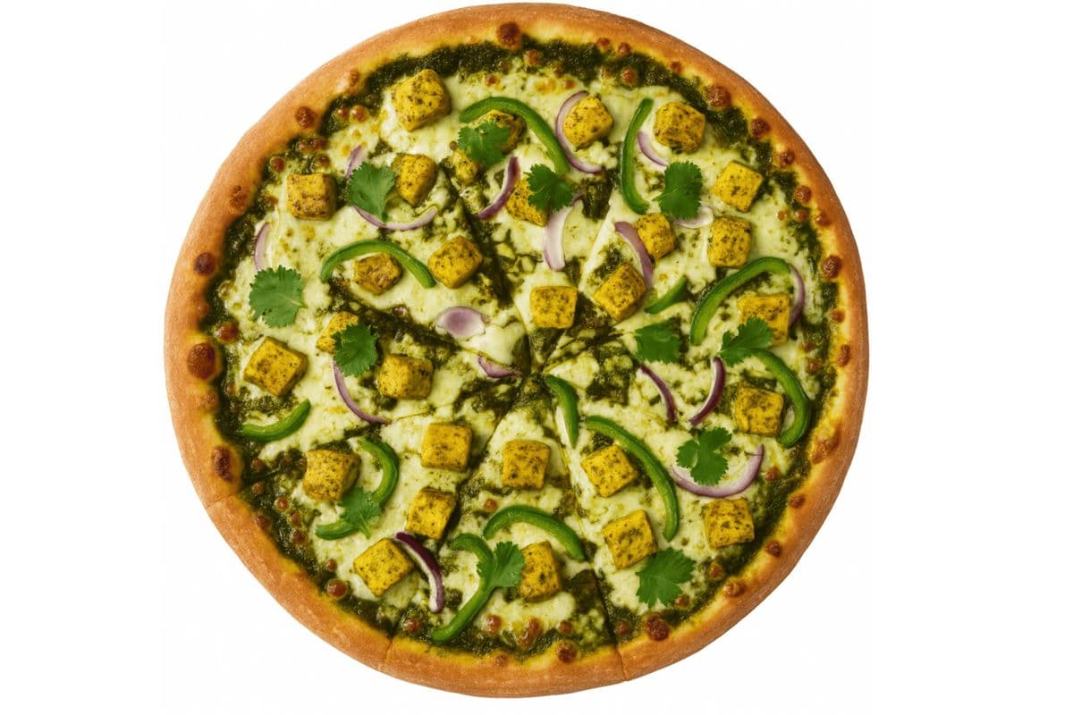 Palak Paneer Pizza