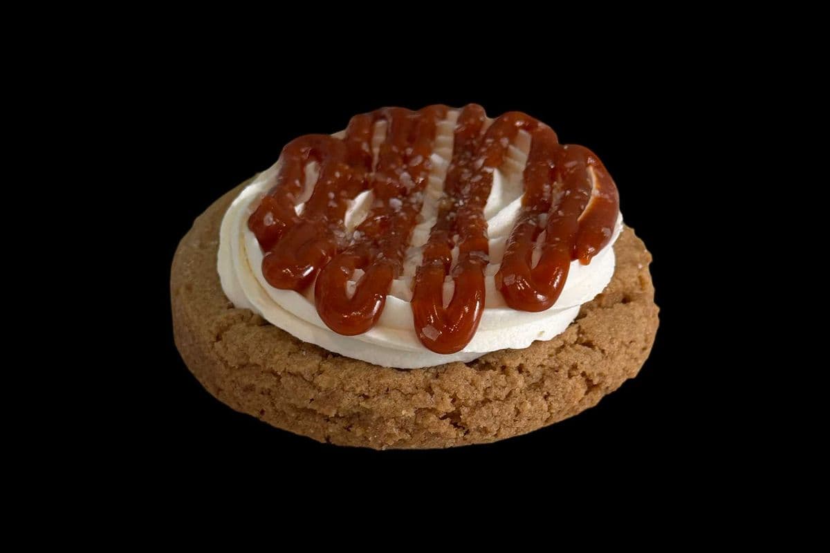 Salted Carmel Frosted Cookie