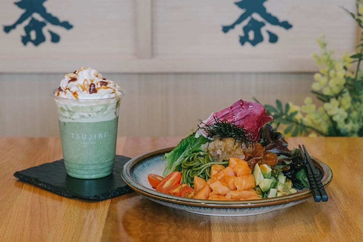 Salmon Poke Soba Combo