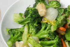 171. Mixed Vegetables with BBQ Pork, Chicken, or Beef