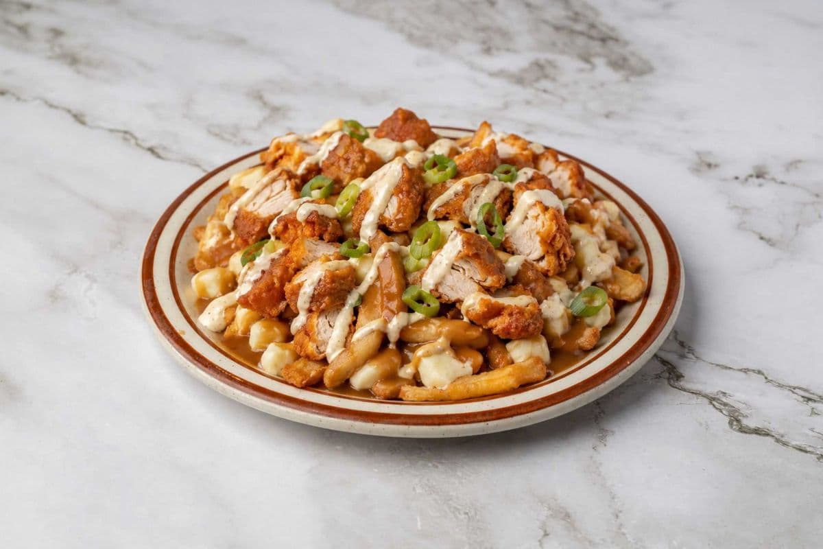 1. Loaded Chicken Hut Poutine