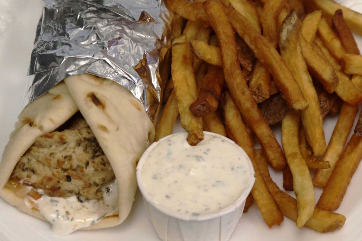 LN Souvlaki on a Pita