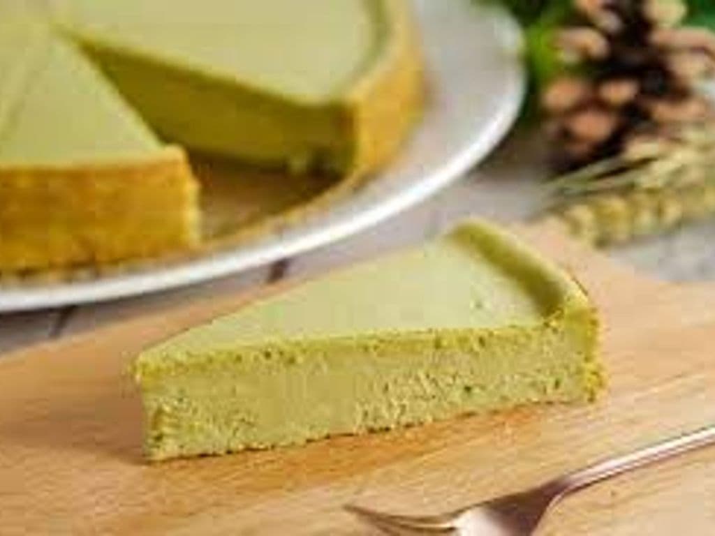 Gâteau au fromage matcha