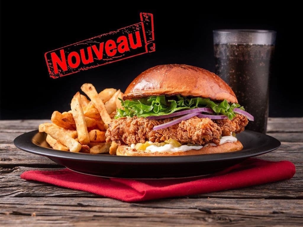 Trio Sandwich au Poulet Croustillant / Trio Crispy Chicken Sandwich