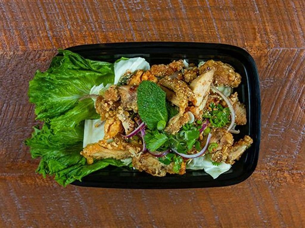 Salade de poulet frit | Fried Chicken Salad