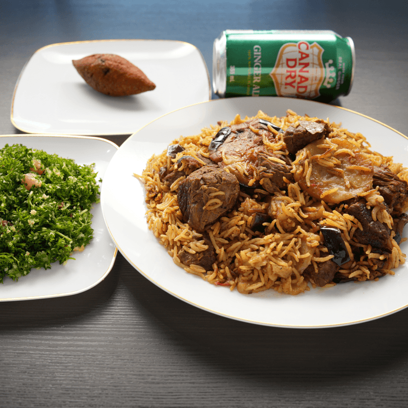 Combo - Maqluba de Boeuf / Combo - Beef Maqluba
