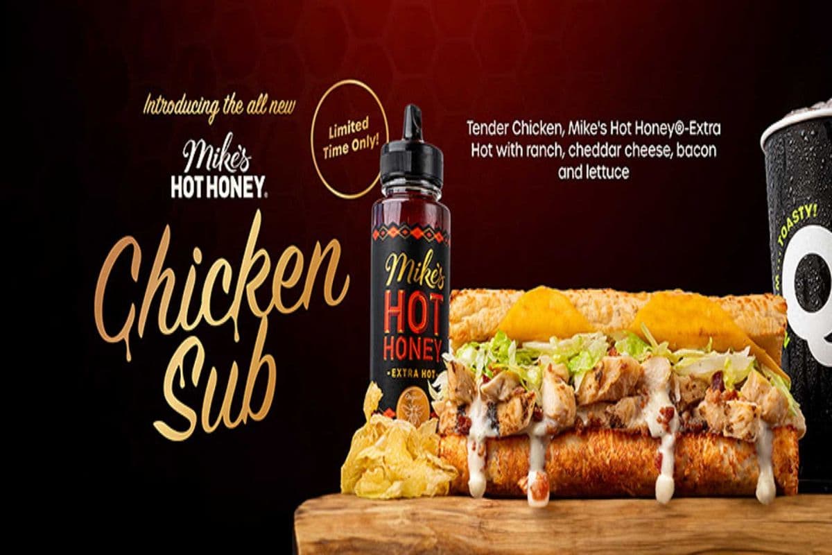 12" Mike’s Hot Honey® Chicken Sub (1130 Cal)