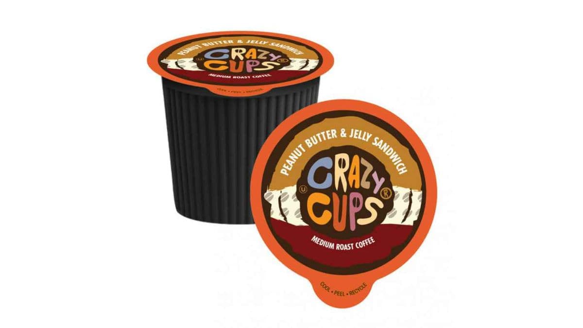 Crazy Cups Peanut Butter & Jelly Sandwich Single Serve Coffee