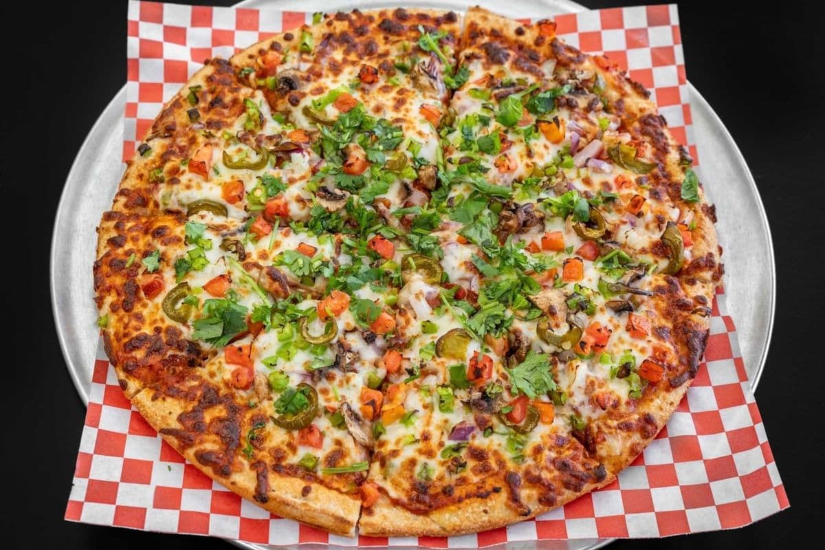 PUNJABI VEGETARIAN PIZZA