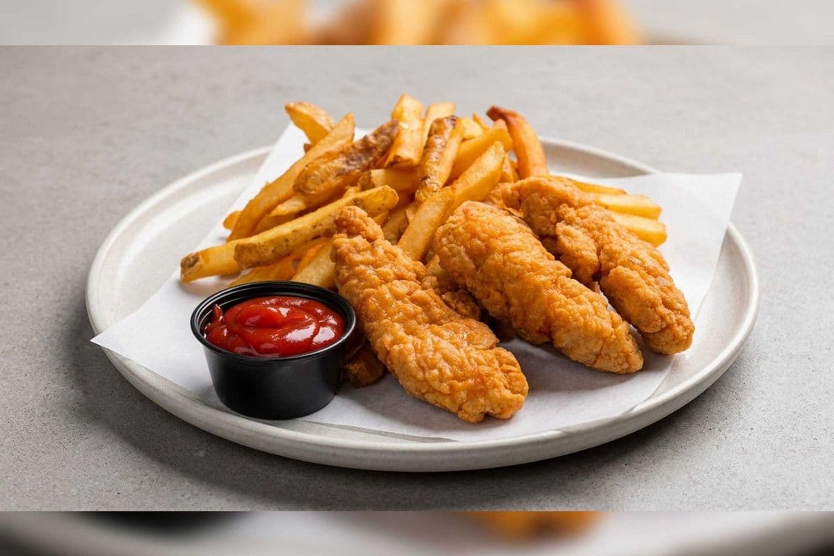 6pc Chicken Strips with Fries