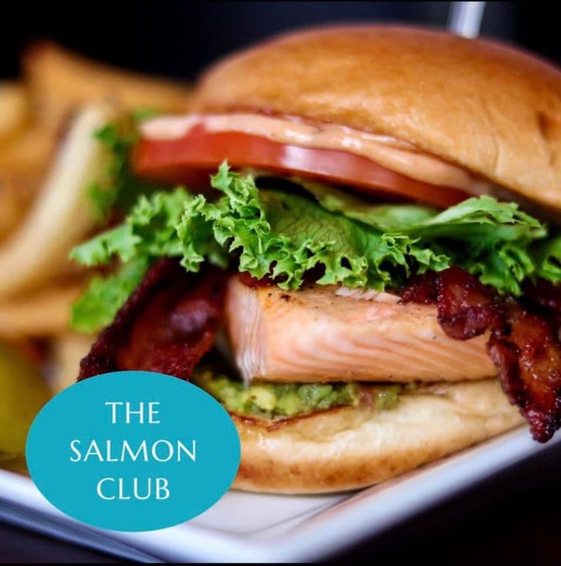 Grilled Salmon Club