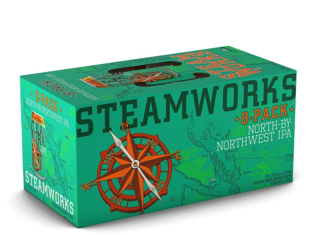 Steamworks North By North IPA Cans (355 ml x 8 ct)
