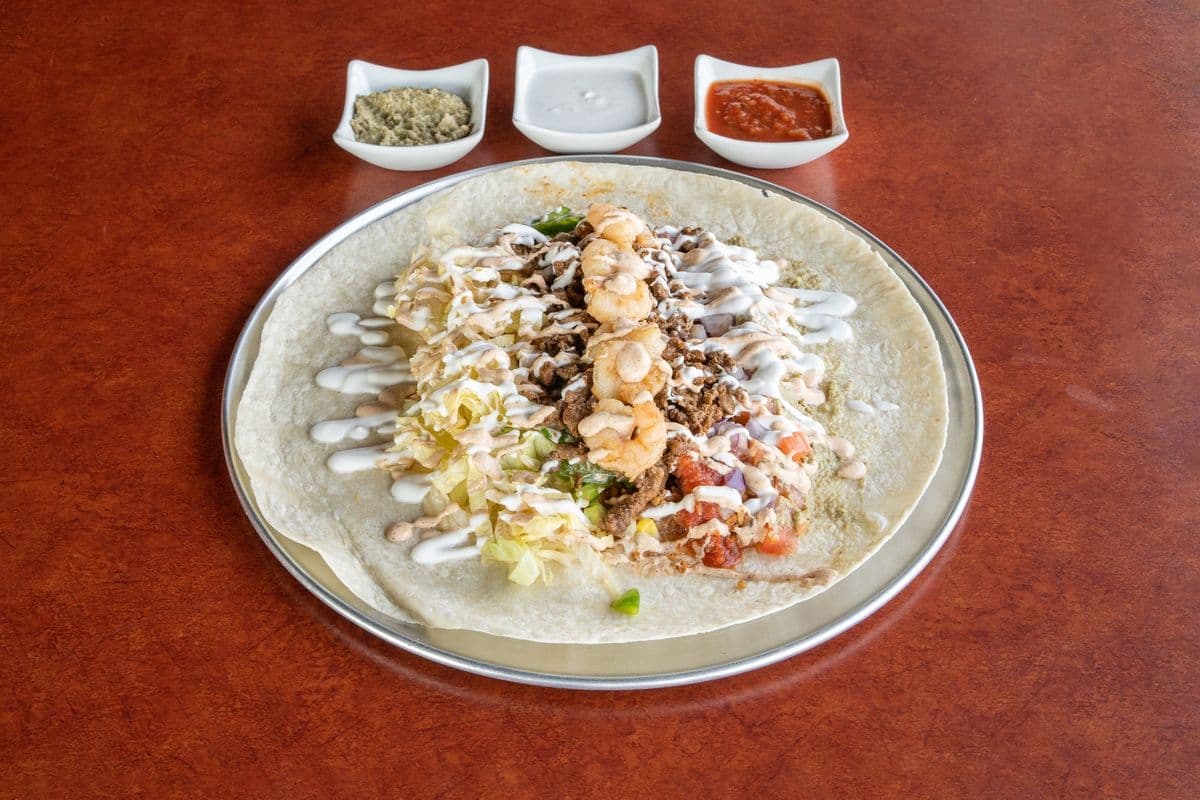 Steak and Shrimp Burrito Bowl