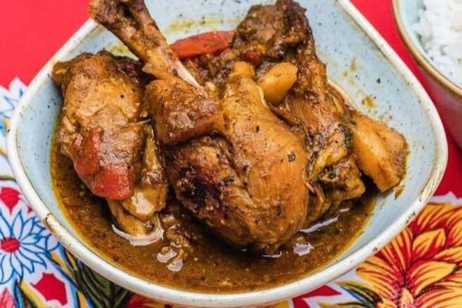 Curried Chicken Dinner