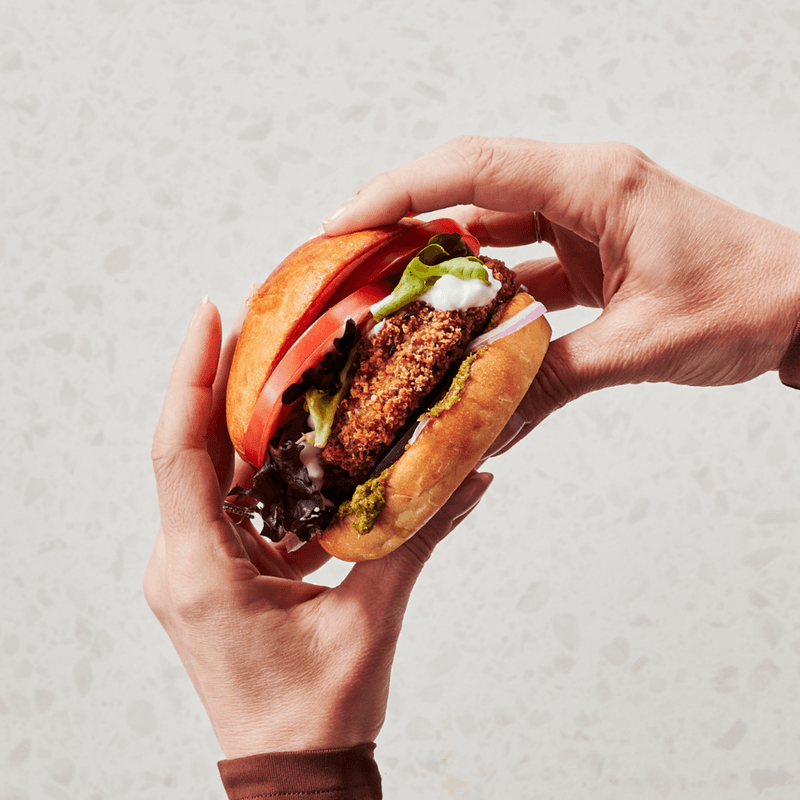 Burger végé croustillant / Crispy Veggie Burger