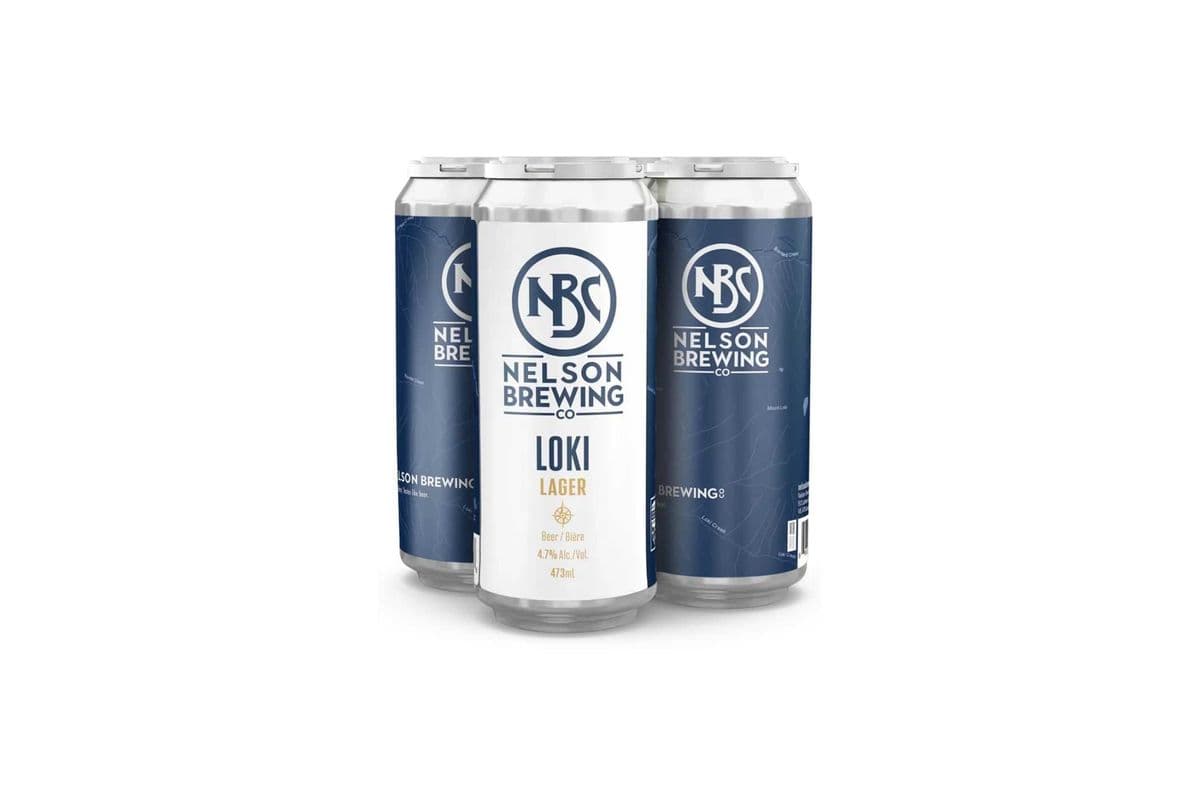 Nelson Brewing Loki Lager (4 Cans) (4 x 473ML)