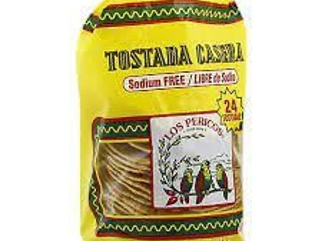 Los Pericos Tostada Casera 354 gr redondas estas es la buena