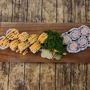 Spicy Salmon Roll & Kani Roll