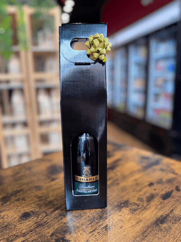 Single Black Wine Box